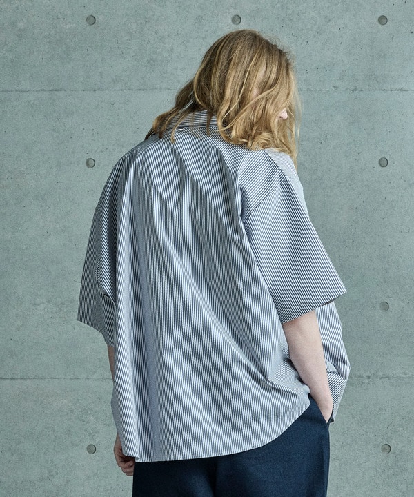 4WAYサッカーストライプシャツ<ストレッチ><EASY CARE> 詳細画像 10