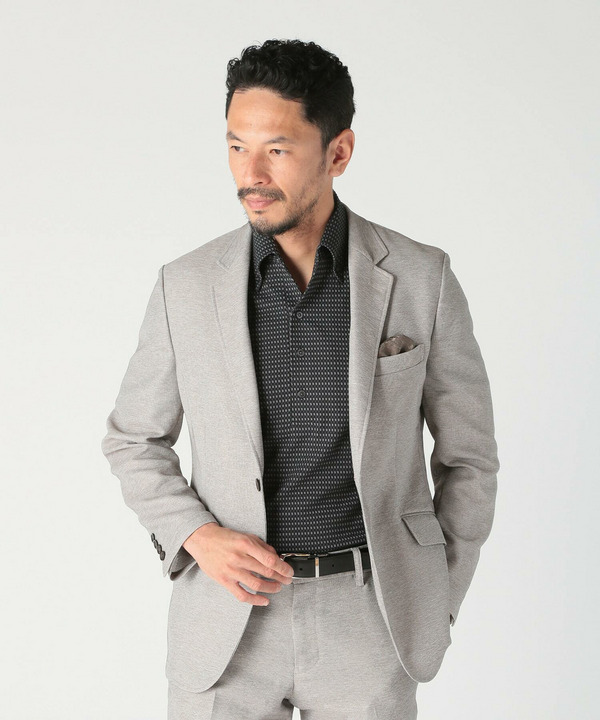 【ACTIVE TAILOR/アクティブテイラー】カラミメッシュストレッチジャケット<ストレッチ><通気性> 詳細画像 1