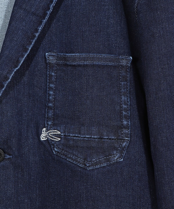 【DENHAM/デンハム】別注 デニムテーラードジャケット 詳細画像 2