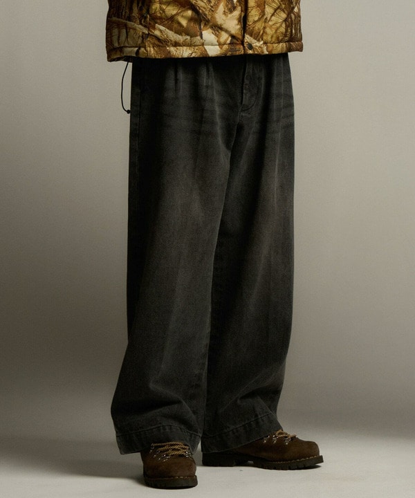 セミワイドデニムタックパンツ 詳細画像 24