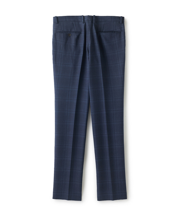 ホップサックチェックスーツパンツ 詳細画像 6