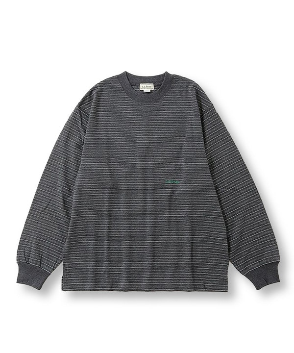 【L.L.Bean/エルエルビーン】JAPAN EDITION　UnionLong-SleeveStripeTee 詳細画像 チャコールグレー 1
