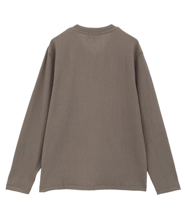 ジャカードストライプVネックニット 詳細画像 5