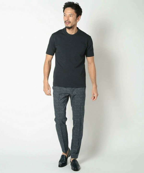 【ACTIVE TAILOR/アクティブテイラー】シルケットスムースクルーネックTシャツ＜接触冷感 / UVカット＞ 詳細画像 17