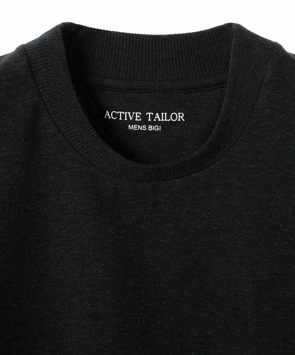 【ACTIVE TAILOR/アクティブテイラー】シルケットスムースクルーネックTシャツ＜接触冷感 / UVカット＞ 詳細画像 20