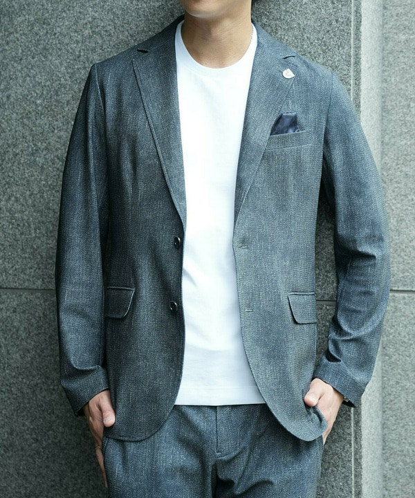 【ACTIVE TAILOR/アクティブテイラー】シルケットスムースクルーネックTシャツ＜接触冷感 / UVカット＞ 詳細画像 3
