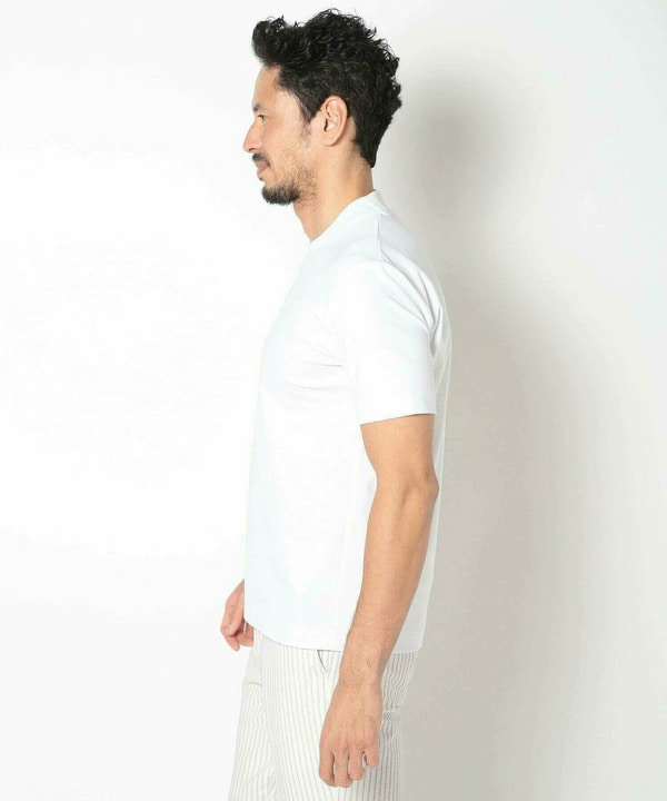【ACTIVE TAILOR/アクティブテイラー】シルケットスムースクルーネックTシャツ＜接触冷感 / UVカット＞ 詳細画像 6