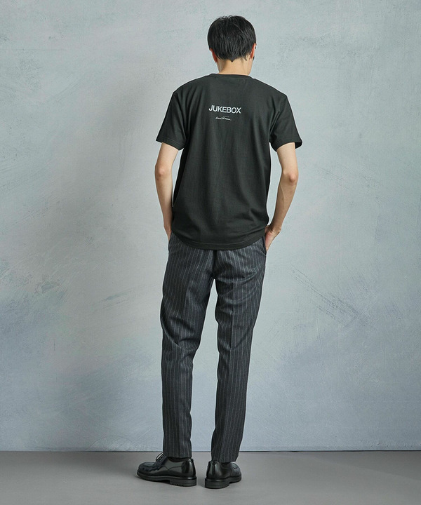 【THE CULTURE CODE x Klaus Voormann x MEN'S BIGI / ザ・カルチャーコード x クラウス・フォアマン x メンズビギ】 別注プリントTシャツ＜Elvis Meets The Beatles ーJukebox＞ 詳細画像 6