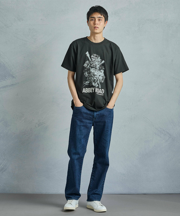 【THE CULTURE CODE x Klaus Voormann x MEN'S BIGI / ザ・カルチャーコード x クラウス・フォアマン x メンズビギ】 別注プリントTシャツ＜Abbey Road＞ 詳細画像 4