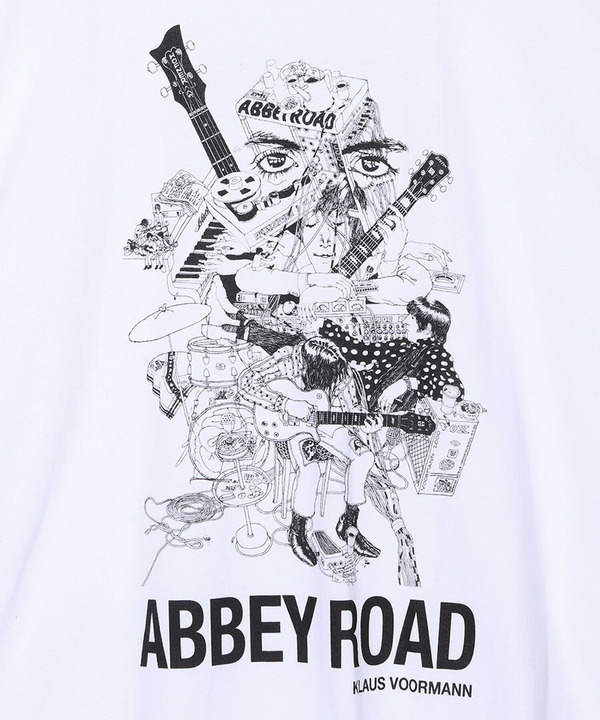 【THE CULTURE CODE x Klaus Voormann x MEN'S BIGI / ザ・カルチャーコード x クラウス・フォアマン x メンズビギ】 別注プリントTシャツ＜Abbey Road＞ 詳細画像 5