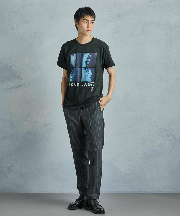 【THE CULTURE CODE x Klaus Voormann x MEN'S BIGI / ザ・カルチャーコード x クラウス・フォアマン x メンズビギ】 別注プリントTシャツ＜Four Lads＞ 詳細画像 4