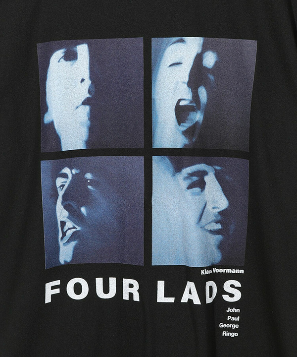 【THE CULTURE CODE x Klaus Voormann x MEN'S BIGI / ザ・カルチャーコード x クラウス・フォアマン x メンズビギ】 別注プリントTシャツ＜Four Lads＞ 詳細画像 7