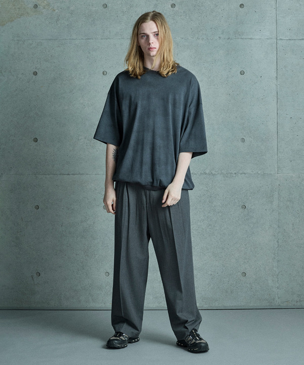 ムラ染めプリントルーズフィットTEE 詳細画像 20