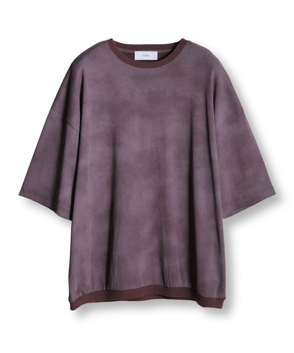 ムラ染めルーズフィットTEE 詳細画像 パープル 1