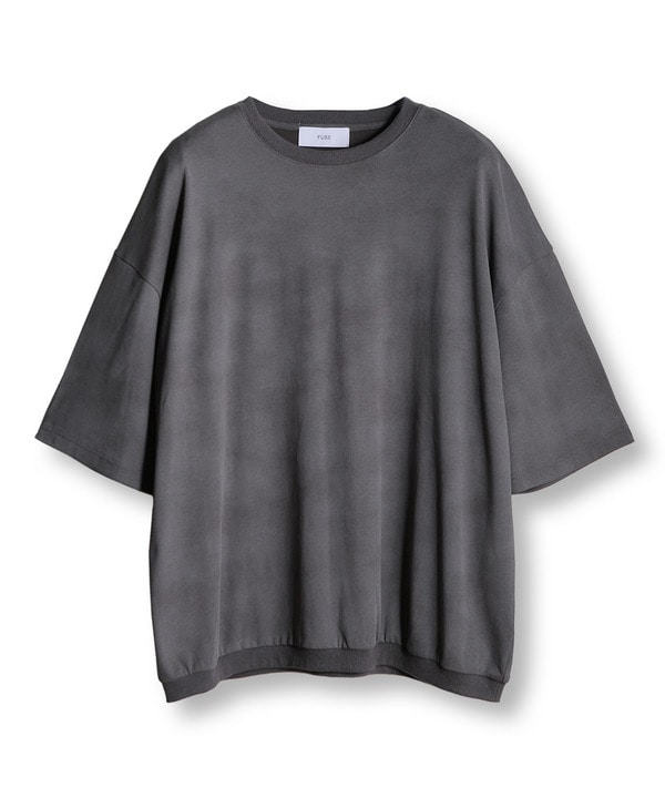 ムラ染めルーズフィットTEE 詳細画像 グレー 1