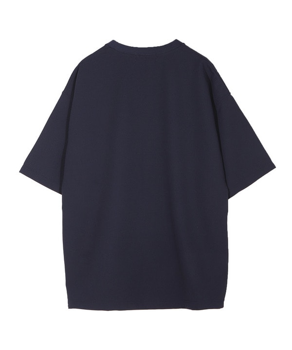 シアサッカー調ルーズフィットTEE 詳細画像 5