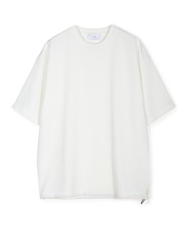 シアサッカー調ルーズフィットTEE 詳細画像 ホワイト 1