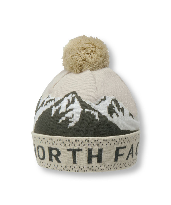 【THE NORTH FACE/ザ ノース フェイス】Snow Bum Beanie 詳細画像 オフホワイト 1
