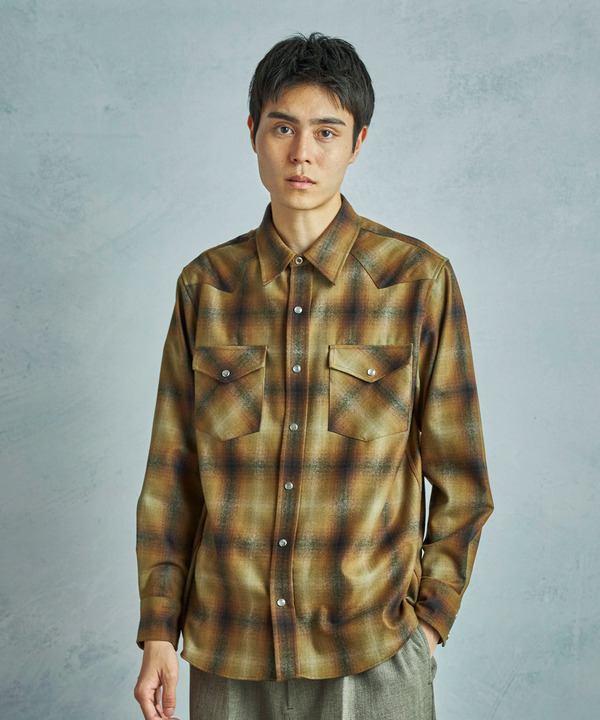 【PENDLETON/ペンドルトン】別注オンブレチェックシャツ 詳細画像 11