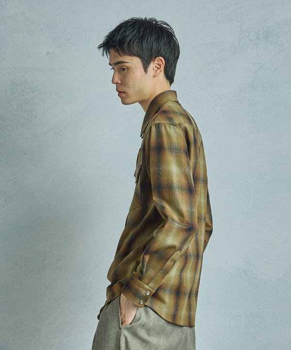 【PENDLETON/ペンドルトン】別注オンブレチェックシャツ 詳細画像 12