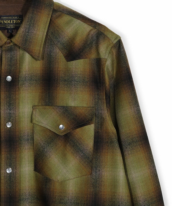 【PENDLETON/ペンドルトン】別注オンブレチェックシャツ 詳細画像 3