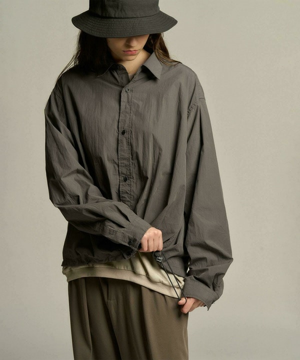 コットンナイロンドローコードシャツ 詳細画像 12