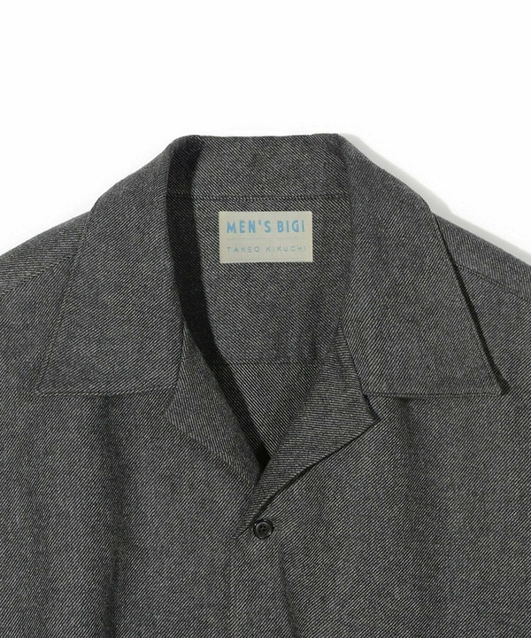 【50th Anniv . 菊池武夫】SHORT COTTON FLANNEL SHIRTS 詳細画像 1