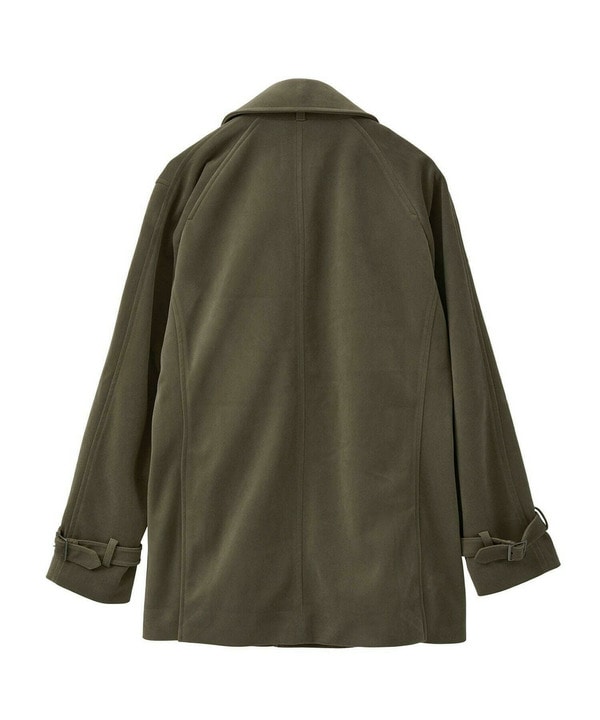 ベロアボンディング ショートコート＜ストレッチ＞ 詳細画像 11