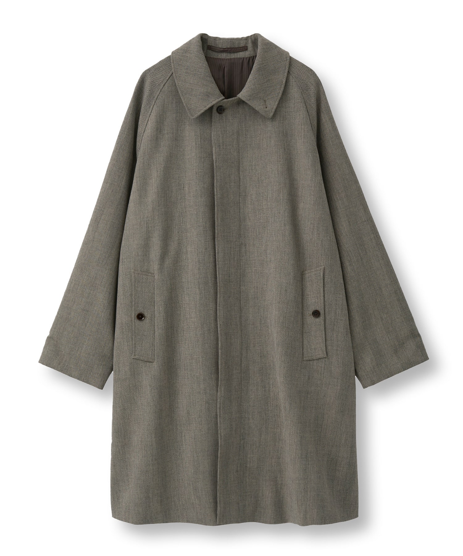 美品 men's bigi ダブル チェスターコート ベルト ストライプ 裏地柄 美品 men´s bigi ダブル チェスターコート ベルト ストライプ 裏地柄