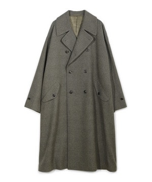 【50th Anniv . 菊池武夫】WOOL GLEN PLAID COAT