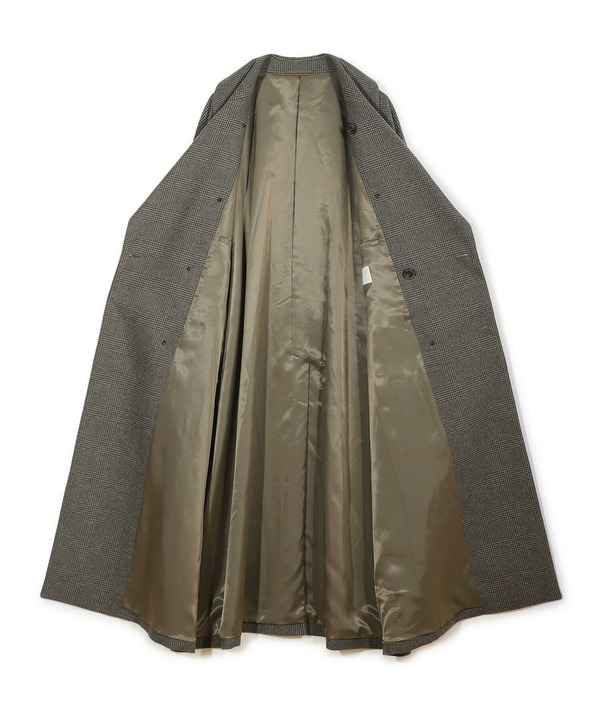 【50th Anniv . 菊池武夫】WOOL GLEN PLAID COAT 詳細画像 10