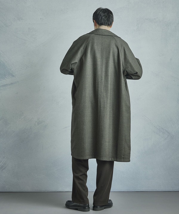 【50th Anniv . 中田 慎介】 COTTON TWILL x WOOL HOUND'S TOOTH REVERSIBLE COAT 詳細画像 19