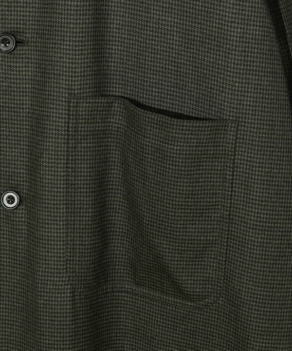 【50th Anniv . 中田 慎介】 COTTON TWILL x WOOL HOUND'S TOOTH REVERSIBLE COAT 詳細画像 5