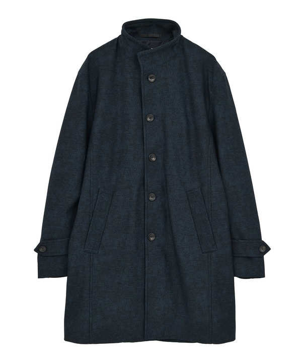 スタイリッシュ スタンドカラーコート 詳細画像 ネイビー 1