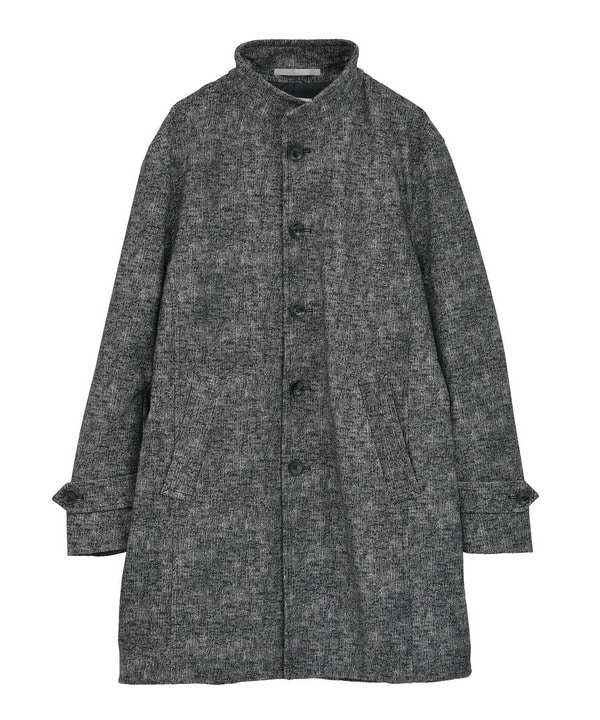 スタイリッシュ スタンドカラーコート 詳細画像 グレー 1