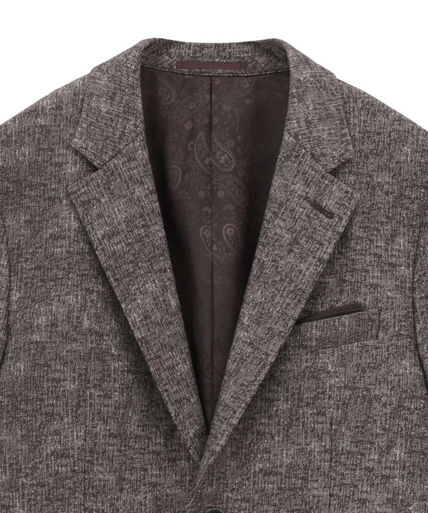 【ACTIVE TAILOR/アクティブテイラー】ヒートパフォーマーツイード調プリントジャケット 詳細画像 5