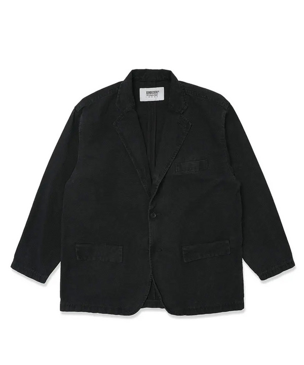 【HOMBRE NINO/オンブレニーニョ】CANVAS 3B JACKET 詳細画像 ブラック 1