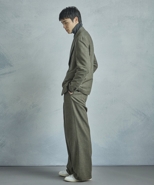 【50th Anniv . 菊池武夫】WOOL HOUNDSTOOTH JACKET 詳細画像 15