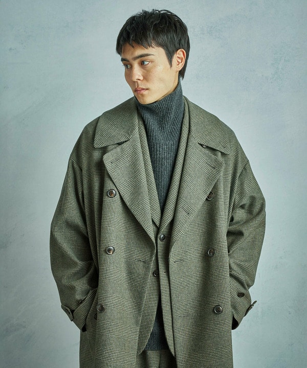 【50th Anniv . 菊池武夫】WOOL HOUNDSTOOTH JACKET 詳細画像 16