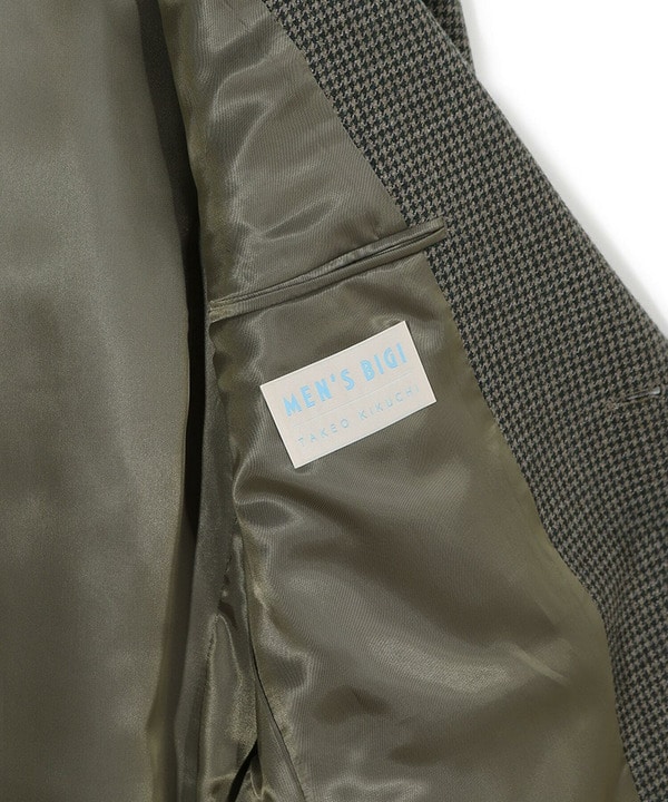 【50th Anniv . 菊池武夫】WOOL HOUNDSTOOTH JACKET 詳細画像 8