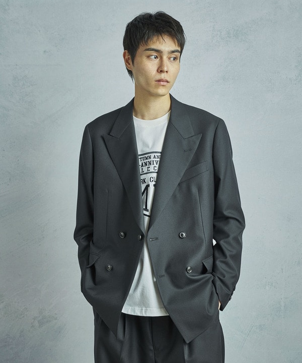 【50th Anniv . 菊池武夫】TECHWOOL Twill Tailored Jacket 詳細画像 28