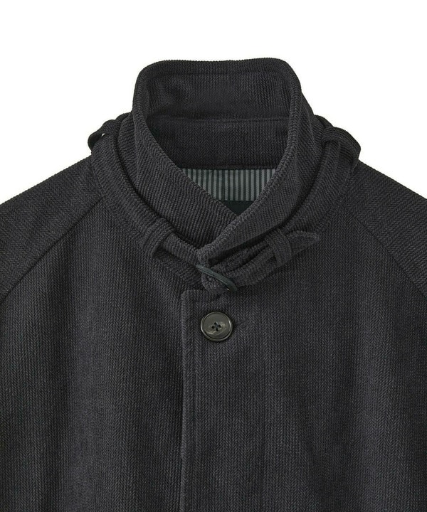 ヘリンボーンプリント スタンドカラーブルゾン＜ストレッチ＞ 詳細画像 12