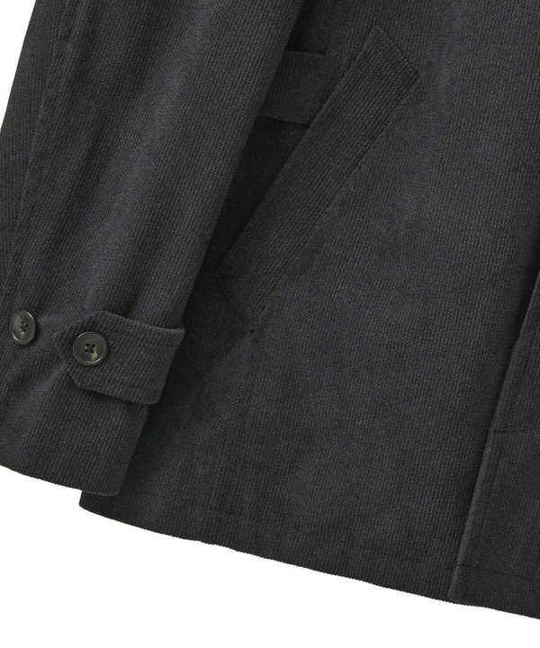 ヘリンボーンプリント スタンドカラーブルゾン＜ストレッチ＞ 詳細画像 13