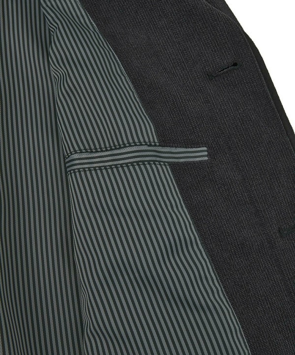 ヘリンボーンプリント スタンドカラーブルゾン＜ストレッチ＞ 詳細画像 16