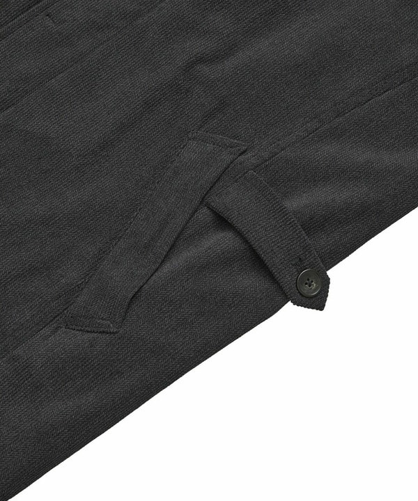 ヘリンボーンプリント スタンドカラーブルゾン＜ストレッチ＞ 詳細画像 18