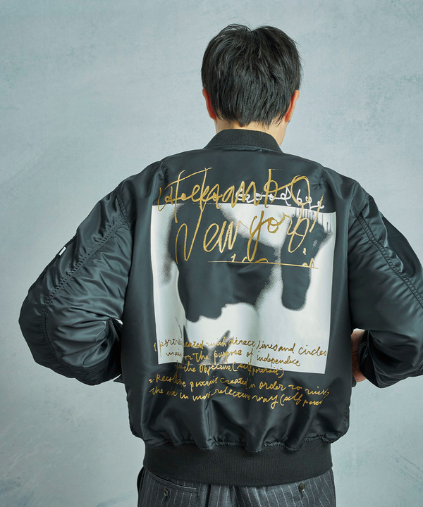 【TODAY edition x VALLEY APPAREL】グラフィックプリントL-2Bブルゾン 詳細画像 18