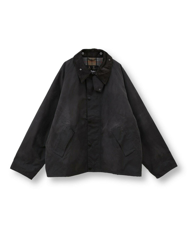 【Barbour/バブア―】OS トランスポート ワックス ジャケット 詳細画像 グレー 1