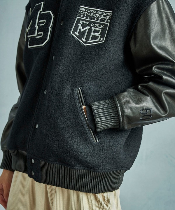 【50th Anniv . 菊池武夫】WOOL MELTON STADIUM JAMPER 詳細画像 18