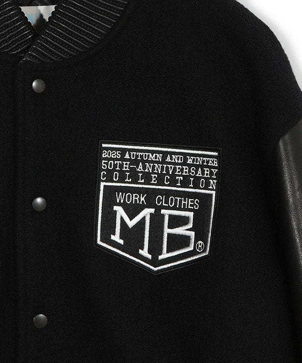 【50th Anniv . 菊池武夫】WOOL MELTON STADIUM JAMPER 詳細画像 3