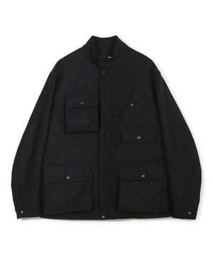【50th Anniv . 菊池武夫】HARRIS TWEED COLOR NEP BLOUSON